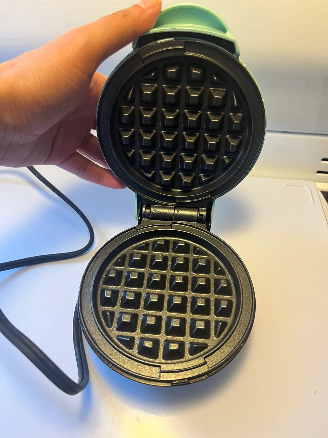 Dash Mini Waffle Maker - Aqua - photo 2