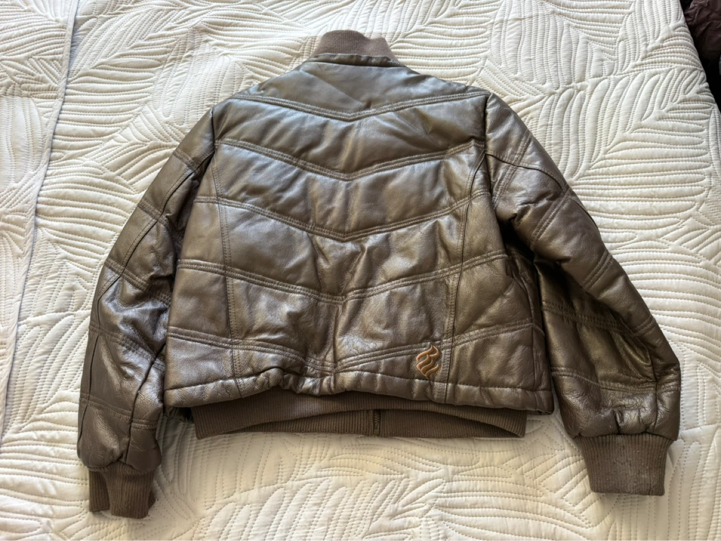 Rocawear Faux Leather Bomber Jacket XL - photo 2