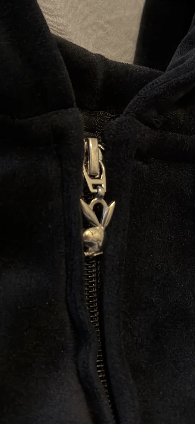 Playboy Velour Hoodie - photo 2