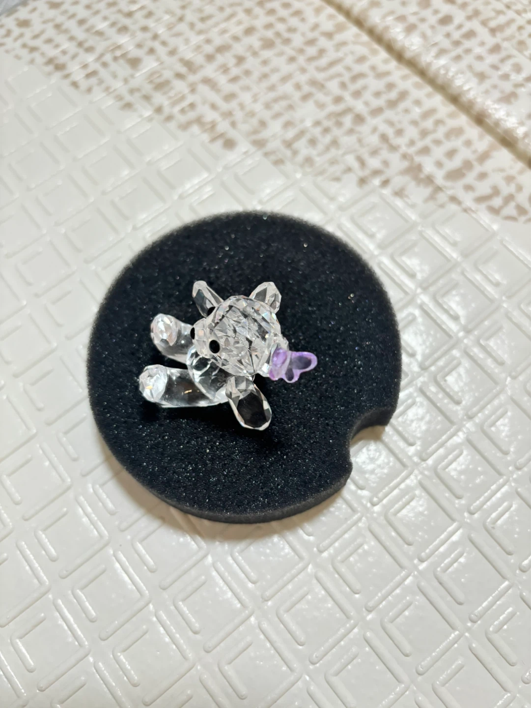Swarovski Crystal Teddy Bear with Butterfly - photo 3