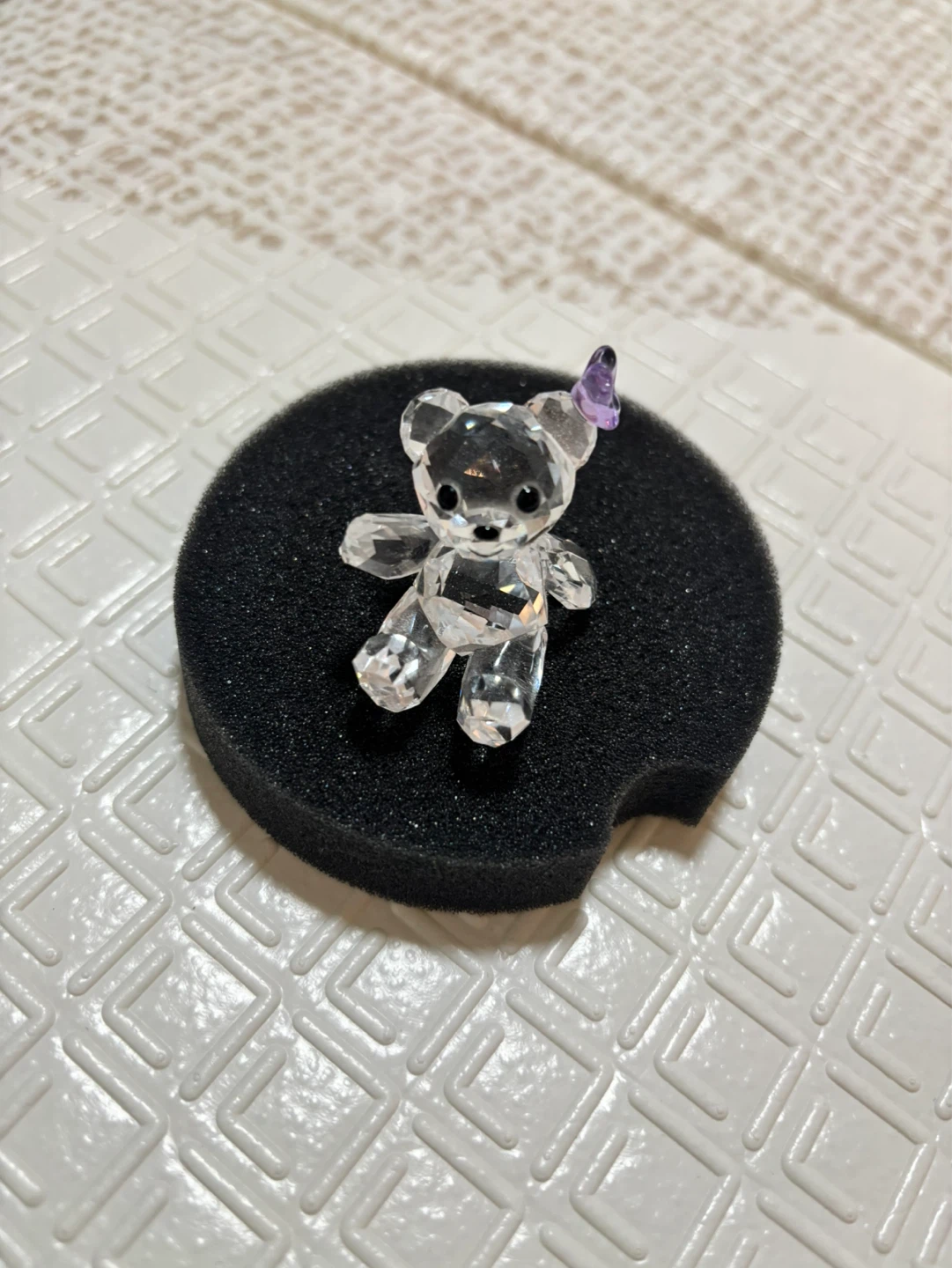 Swarovski Crystal Teddy Bear with Butterfly
