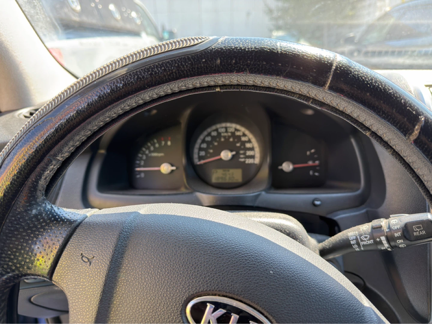 Blue Kia Sportage LX