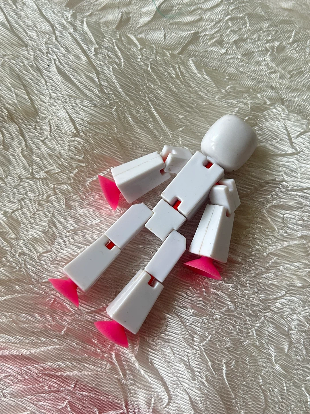 White Action Figure Toy with Pink Feet - photo 2