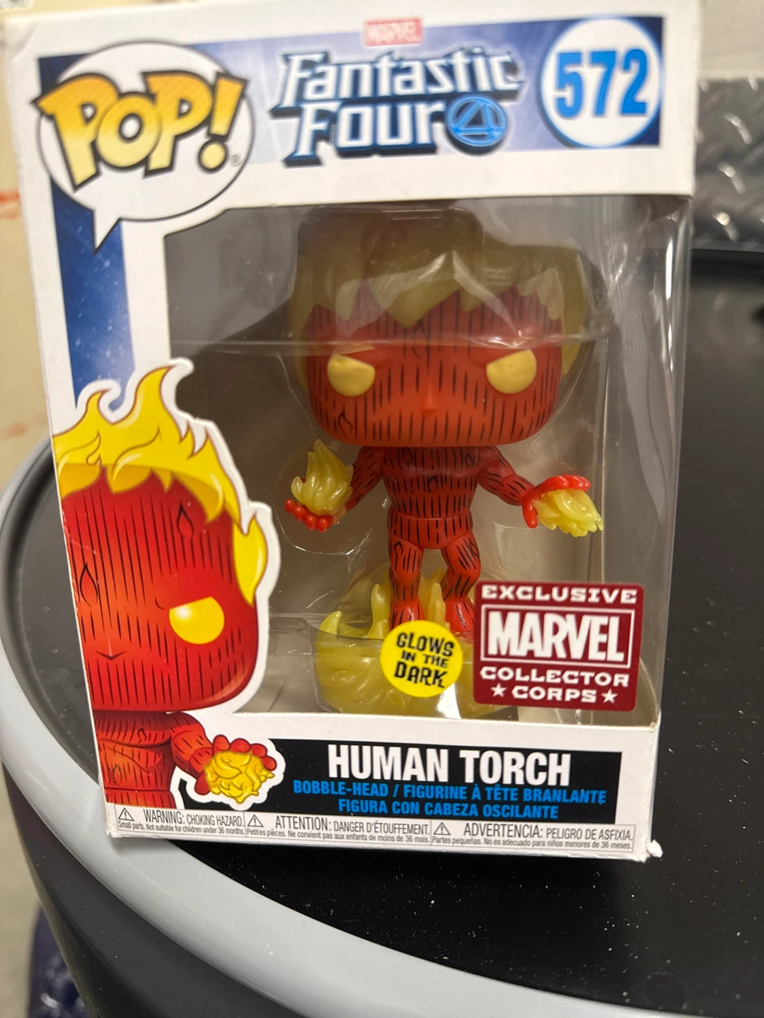 Funko Pop! Marvel Fantastic  Torch Bobble-Head #572 Exclusive