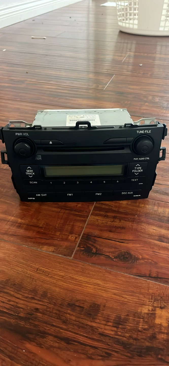 Car Stereo Receiver a.m. FM and City player Toyota Corolla