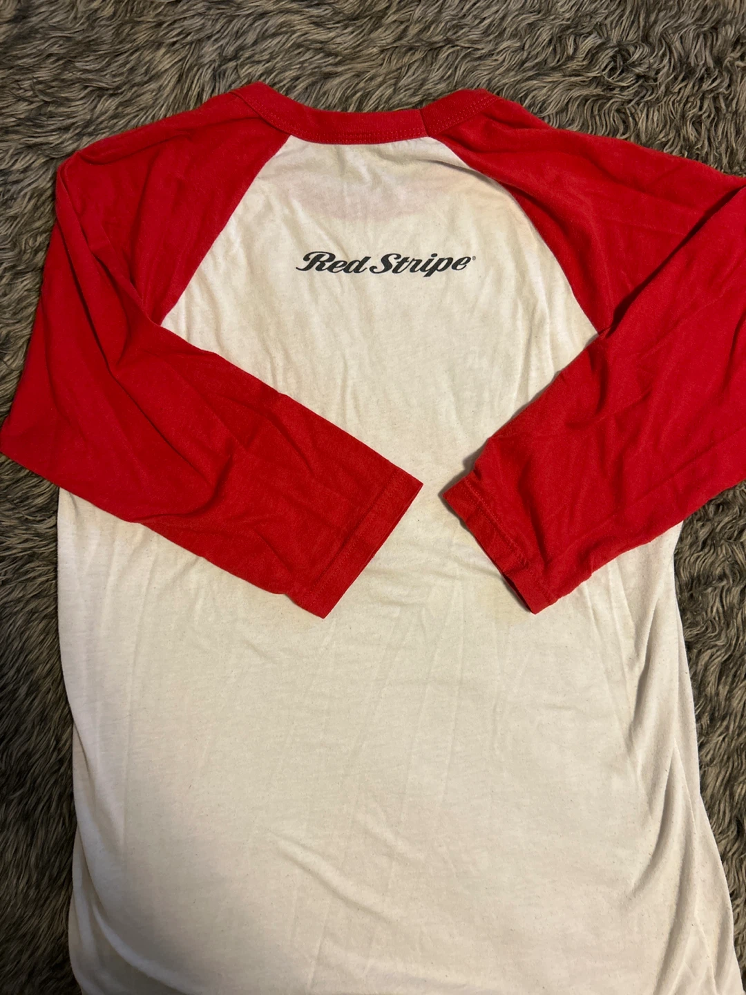 Red Stripe Lager Beer Baseball T-Shirt - photo 2