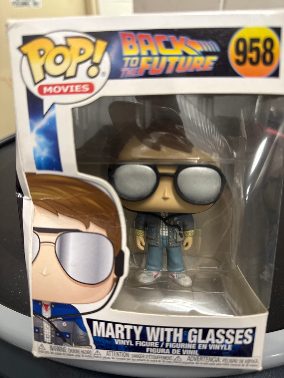 Funko Pop! Movies Back to the Future Marty with Glasses #958
