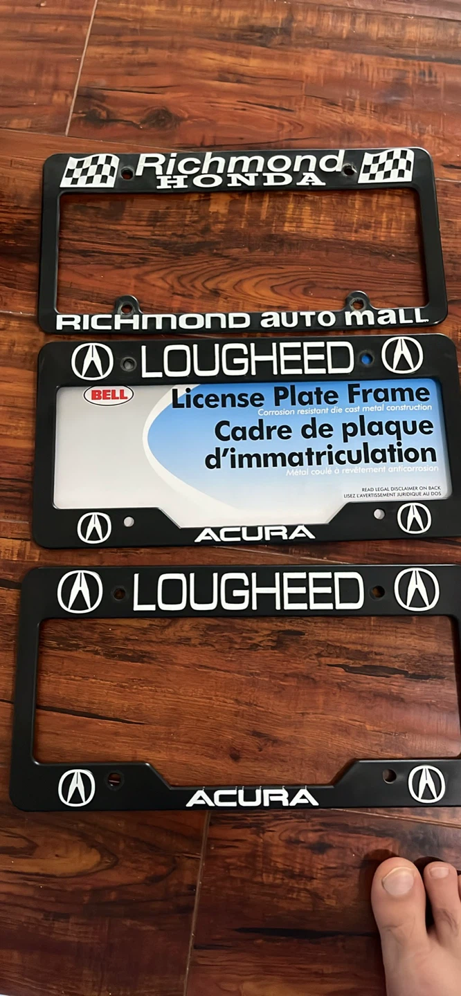 License Plate Frames (Lot of 3)