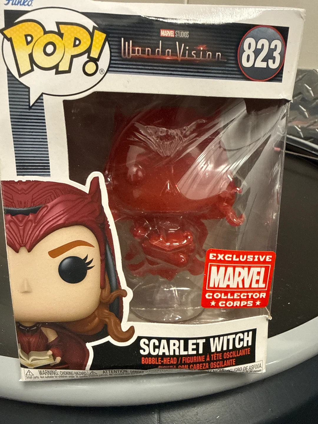 Funko Pop! Marvel WandaVision Scarlet Witch Bobble-Head #823