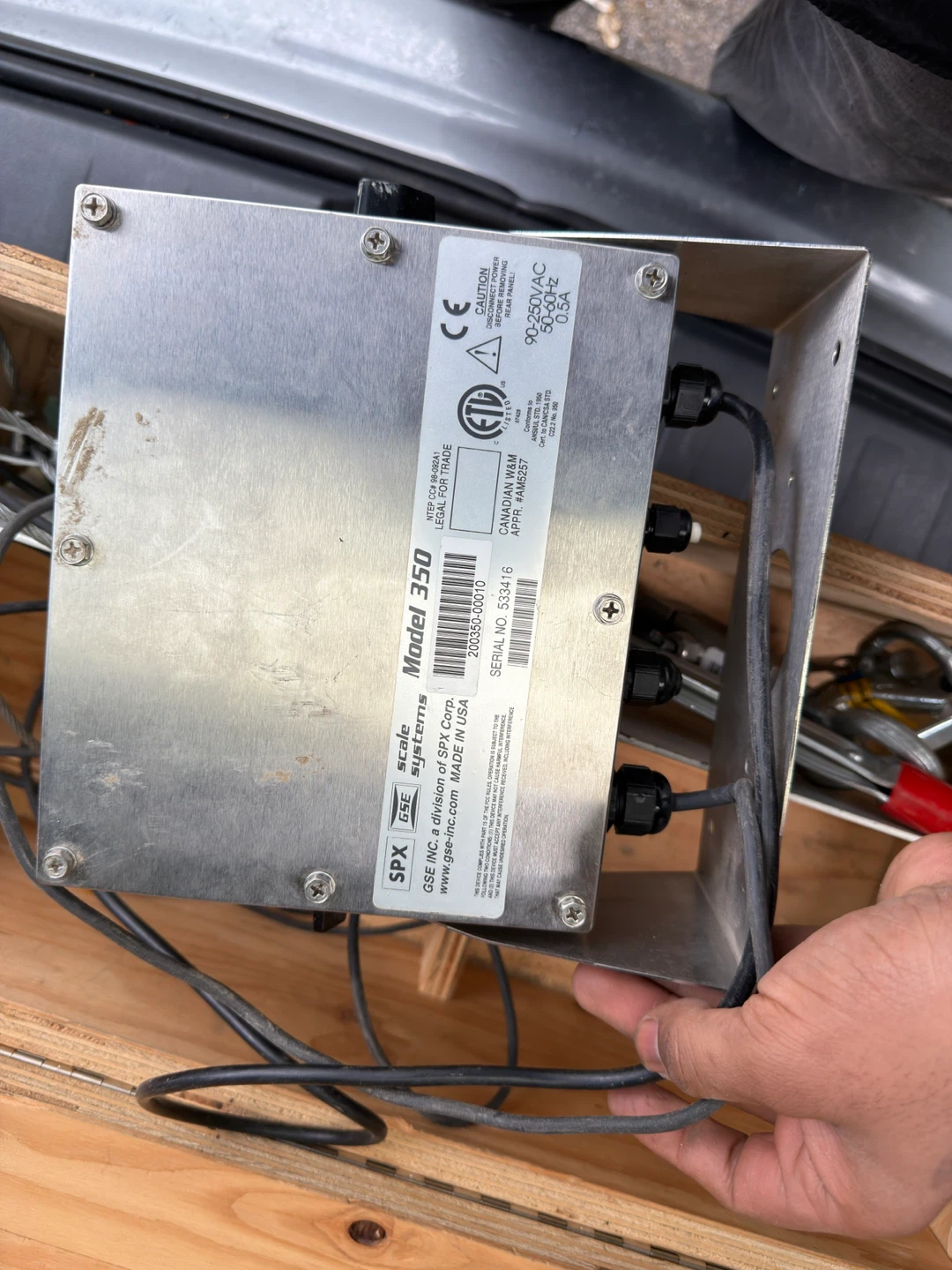 GSE Systems Scale 350 Load Cell Indicator