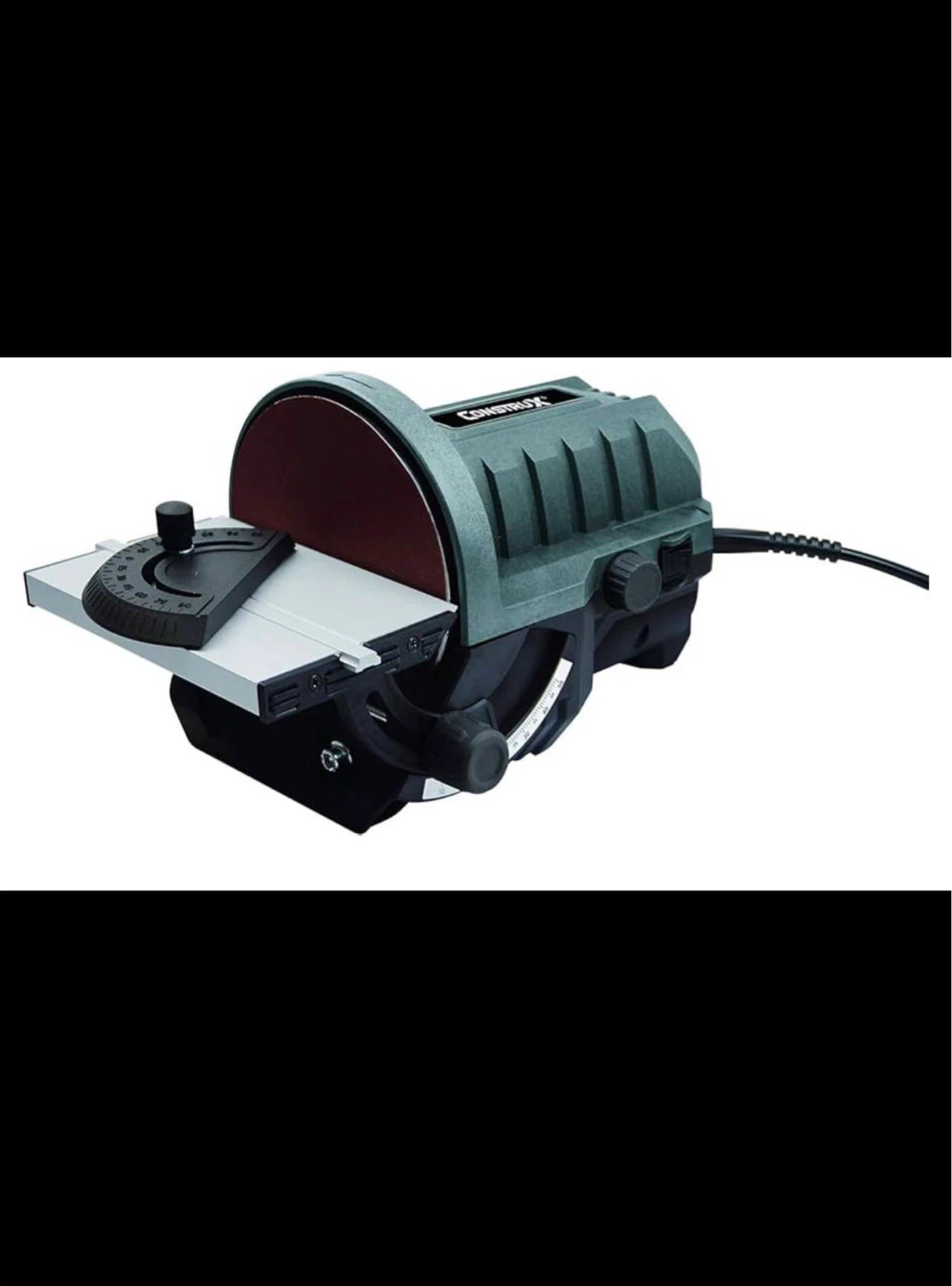 CONSTRUX 5" Benchtop Disc Sander with Accessories - photo 2