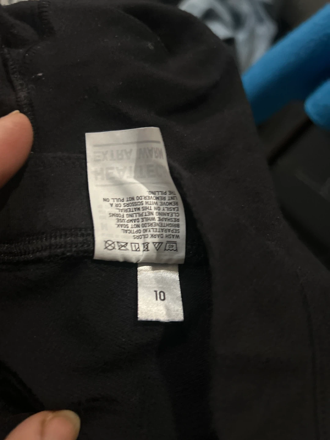 Uniqlo HEATTECH Cotton Black Leggings - photo 3
