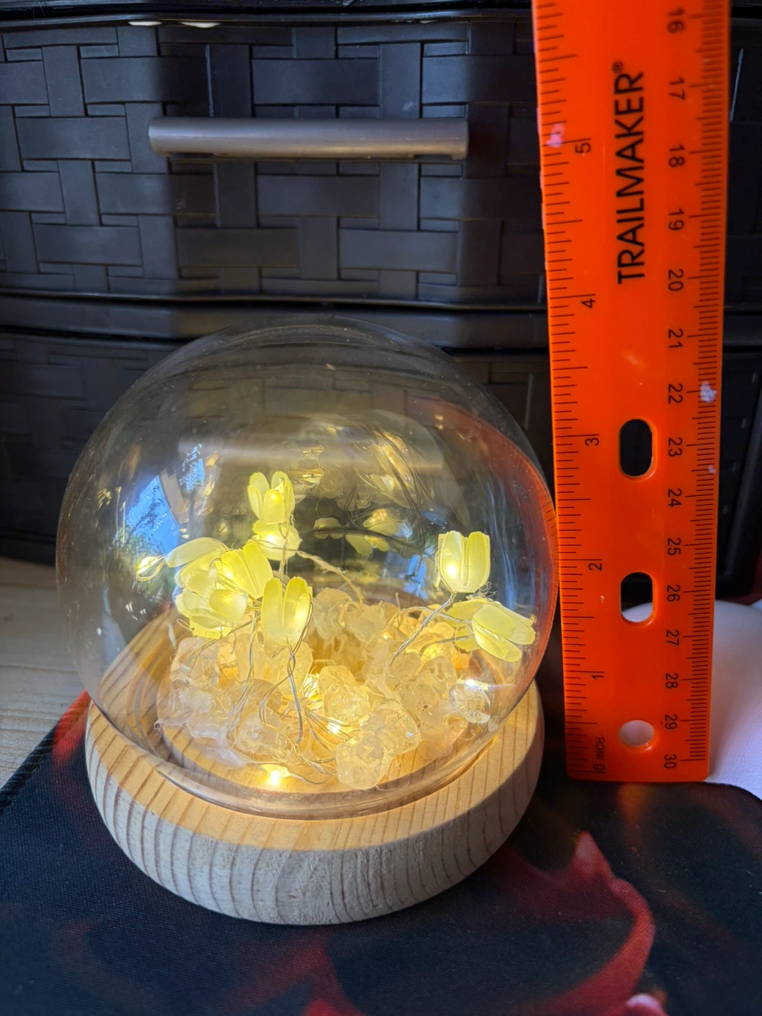 Glass globe battery operated - photo 4