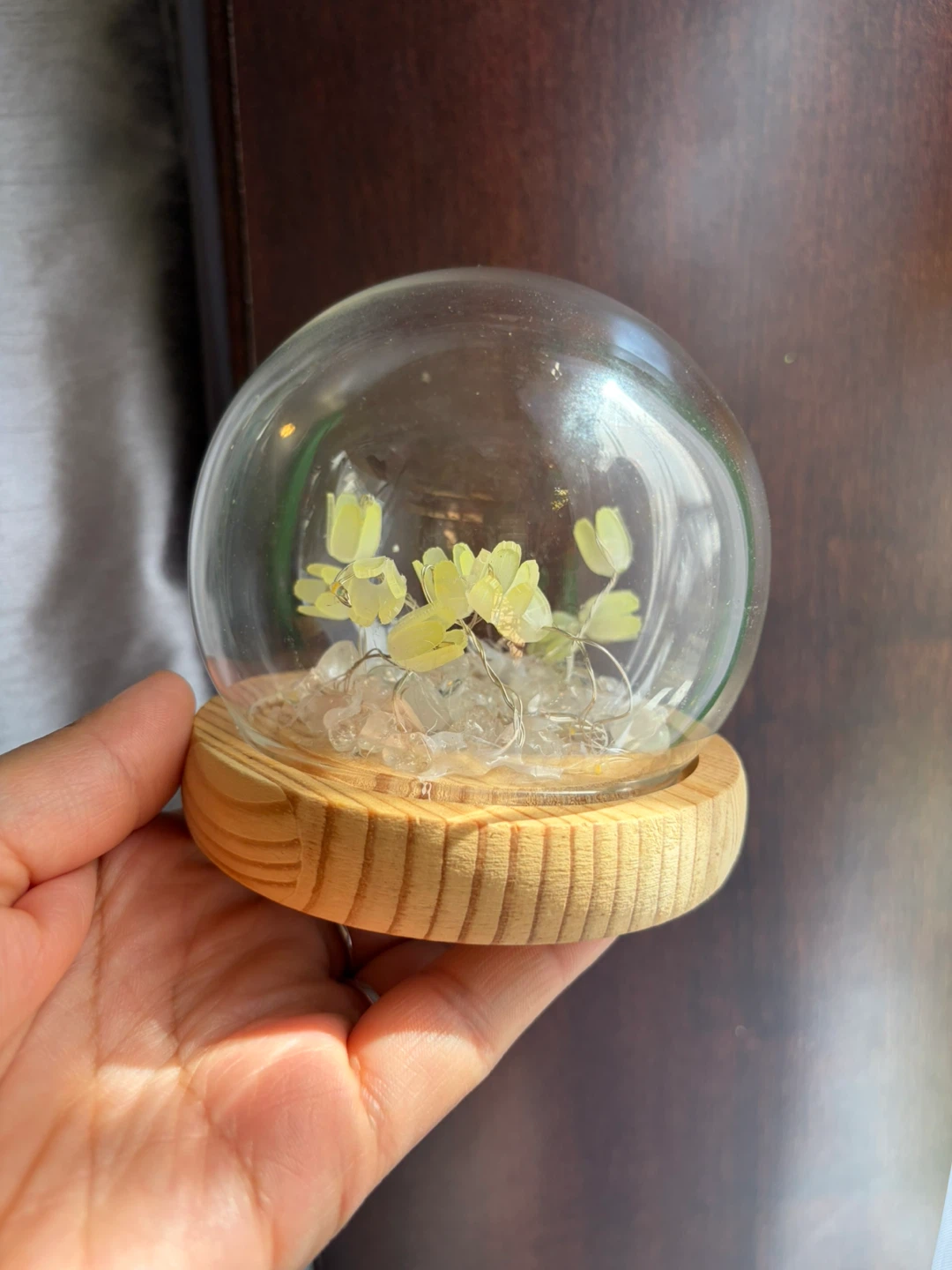 Glass globe battery operated - photo 2