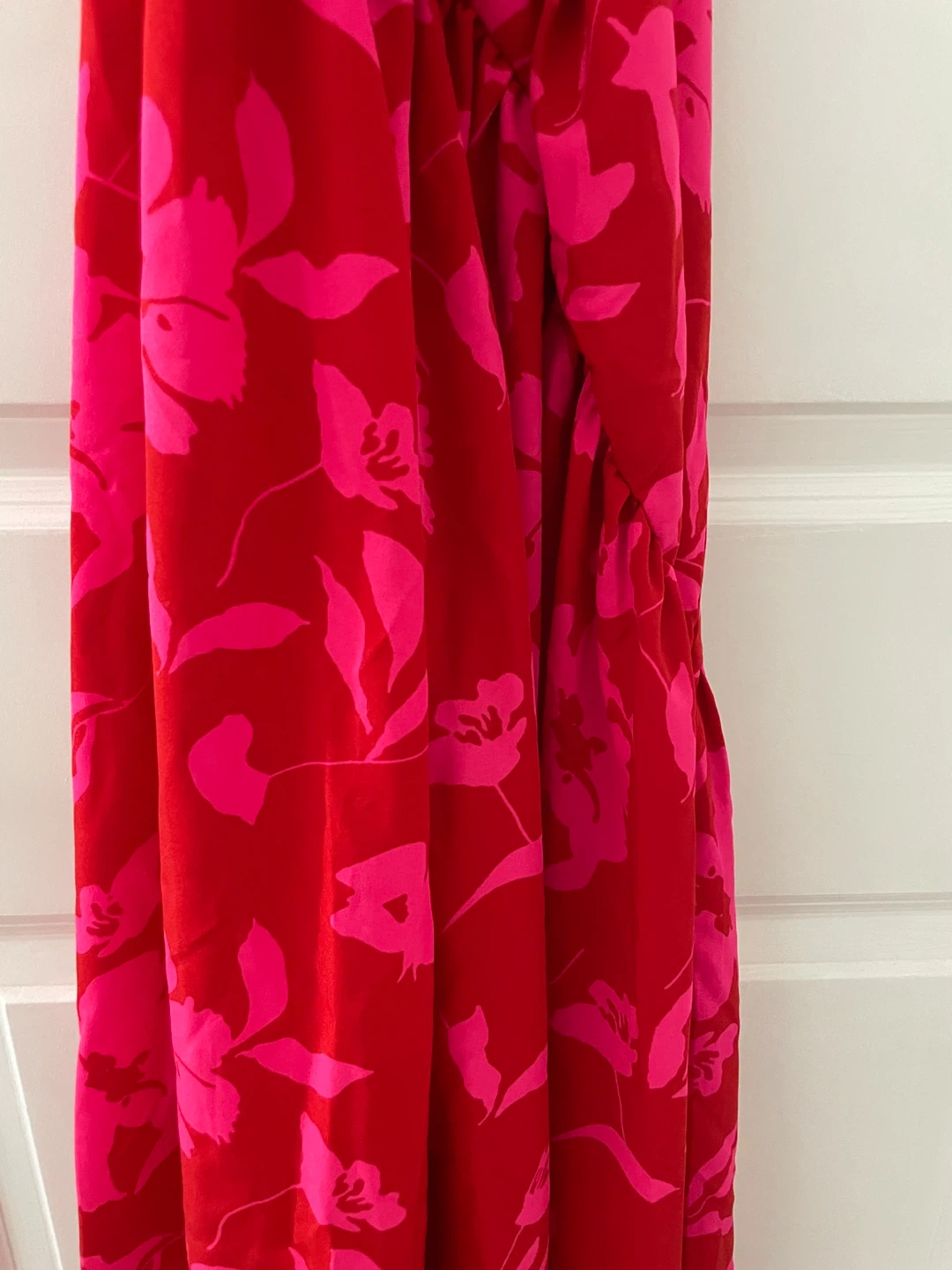 Shein Pink Floral Halter Maxi Dress - photo 2