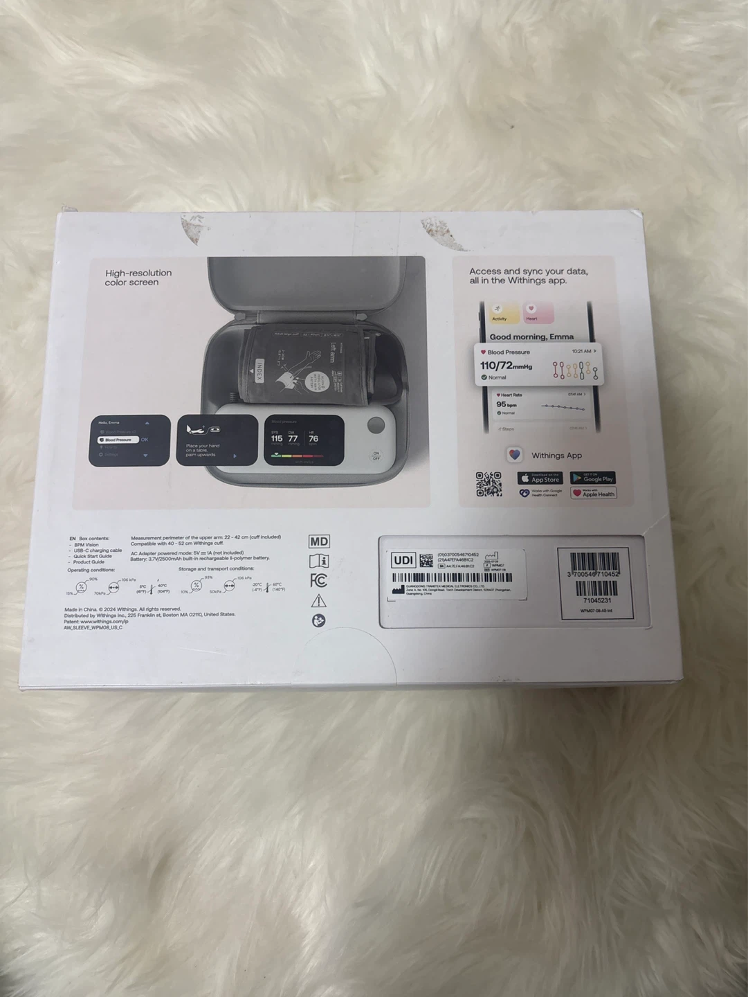 Withings BPM Vision Smart Blood Pressure Monitor - photo 2