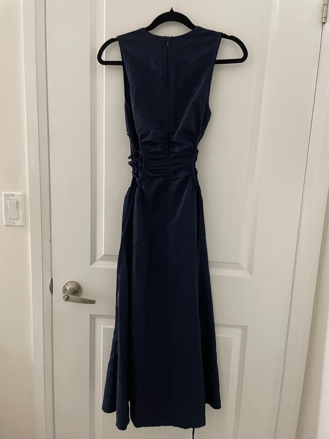 SHEIN Navy Ruched Maxi Sleeveless Dress - photo 5