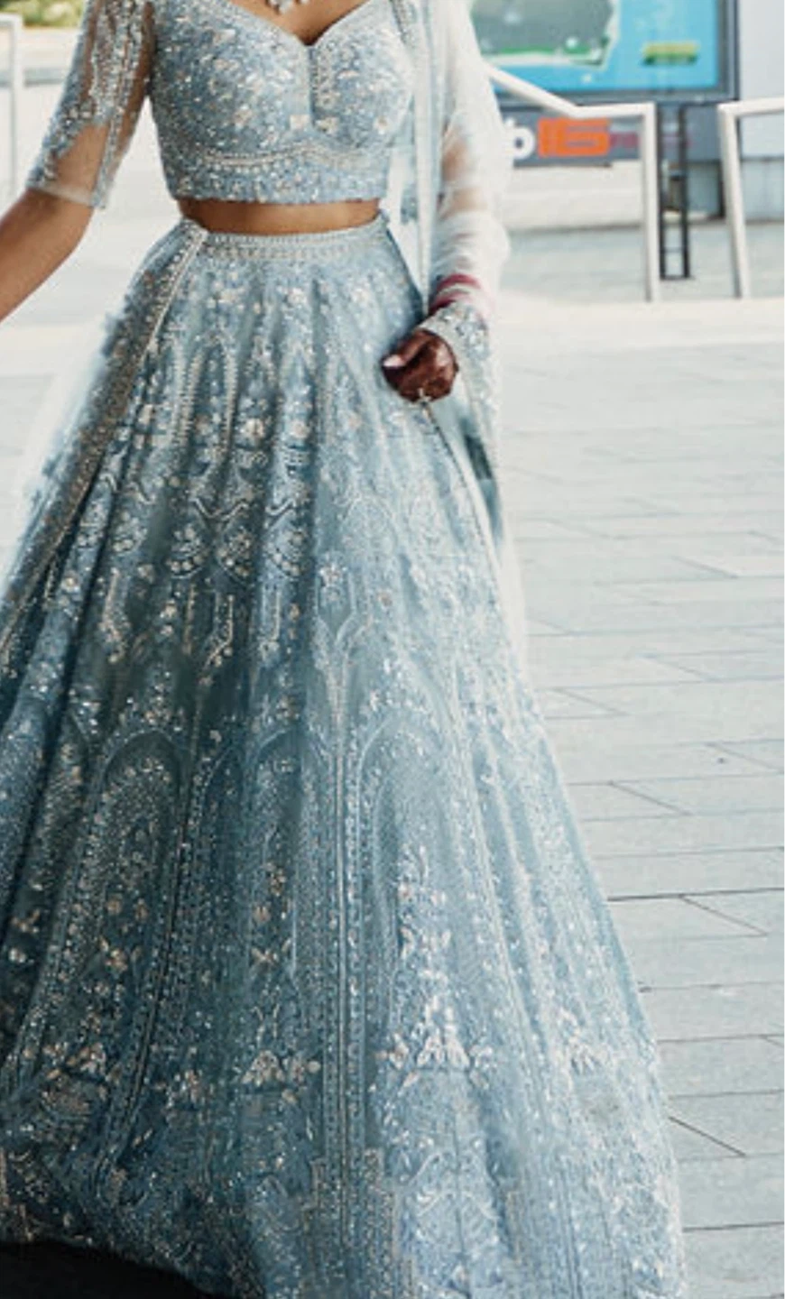 Indian reception lengha - photo 3