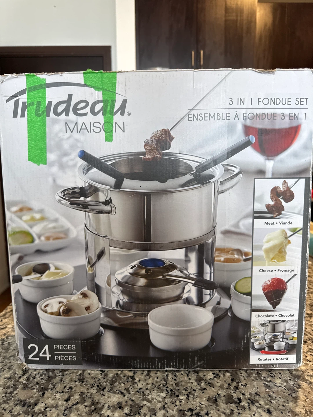 Trudeau Maison 3-in-1 Fondue Set