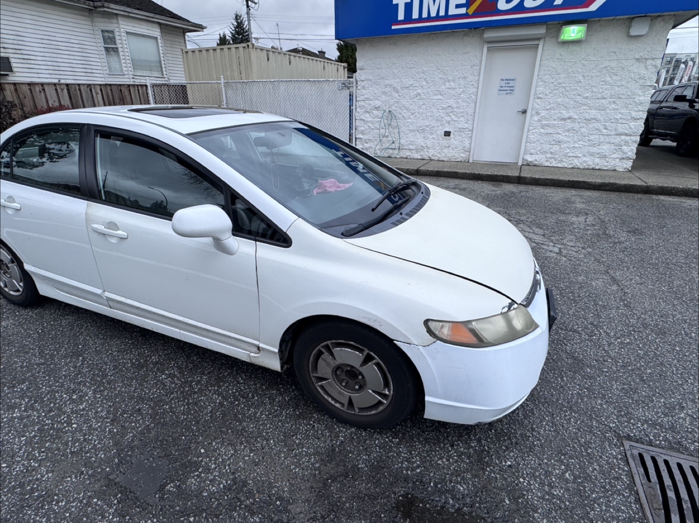 White Honda Civic Sedan - photo 4