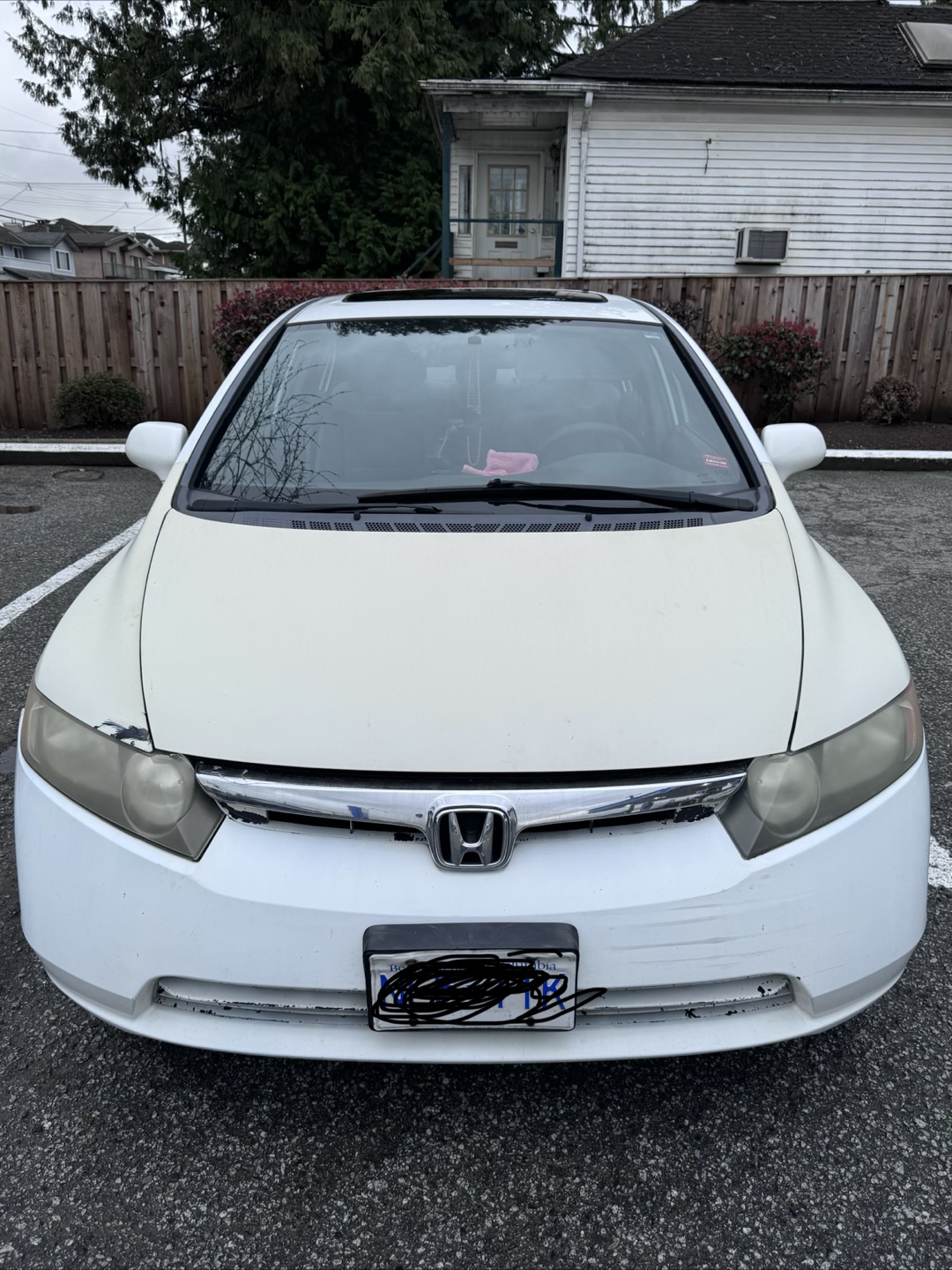 White Honda Civic Sedan - photo 3