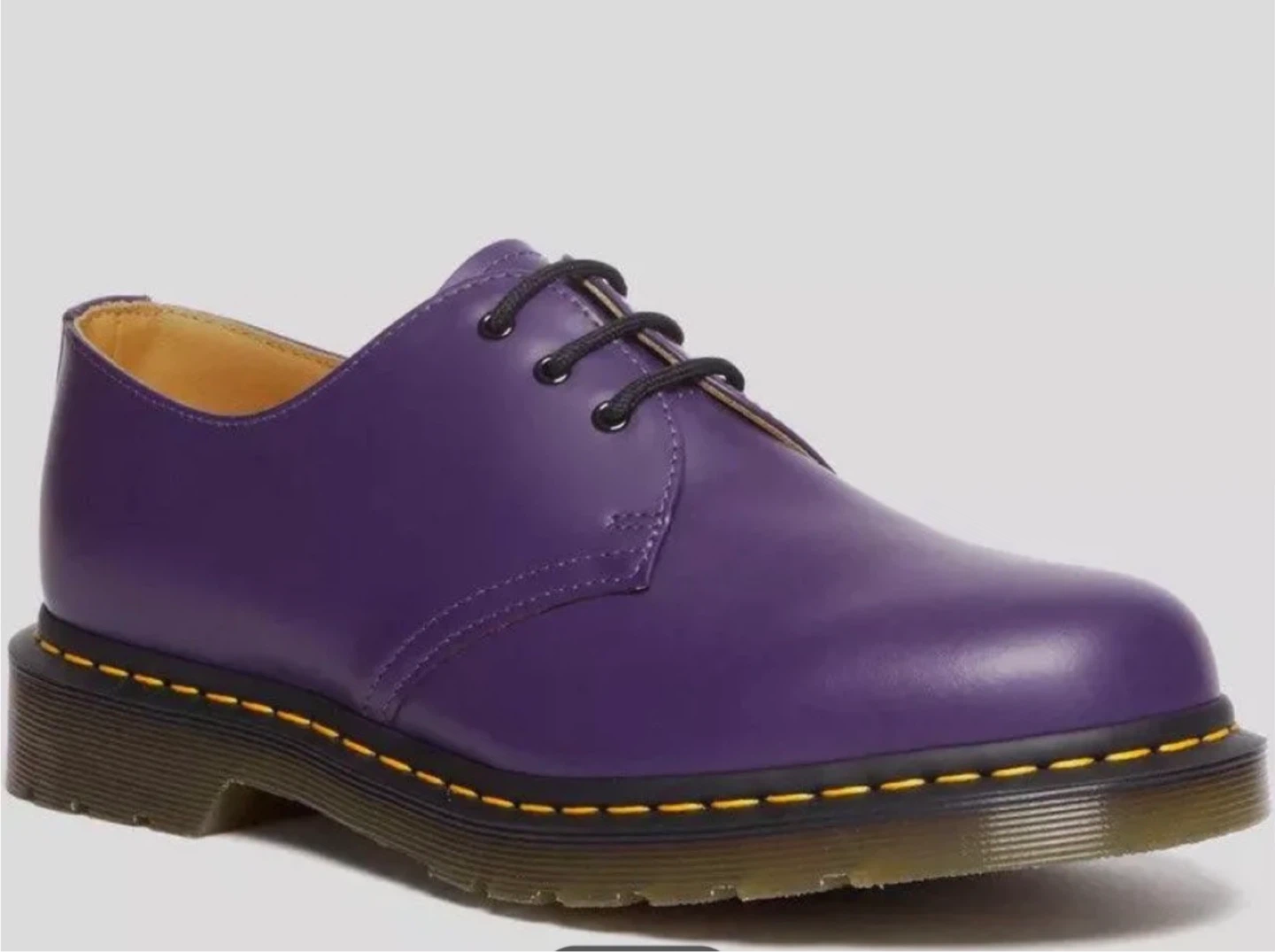 Dr. Martens 1461 Purple Leather Oxford Shoes
