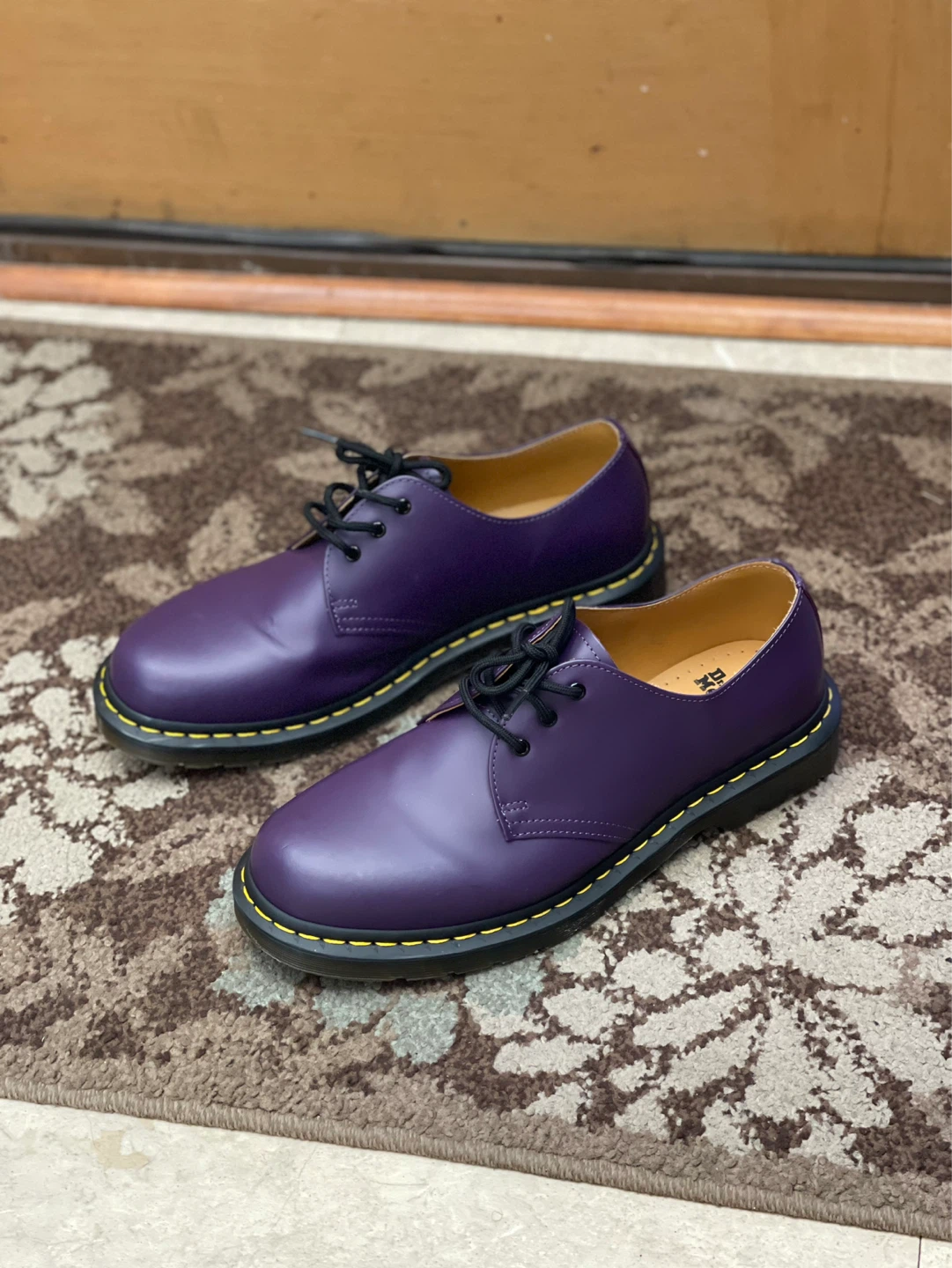 Dr. Martens 1461 Purple Leather Oxford Shoes - photo 5
