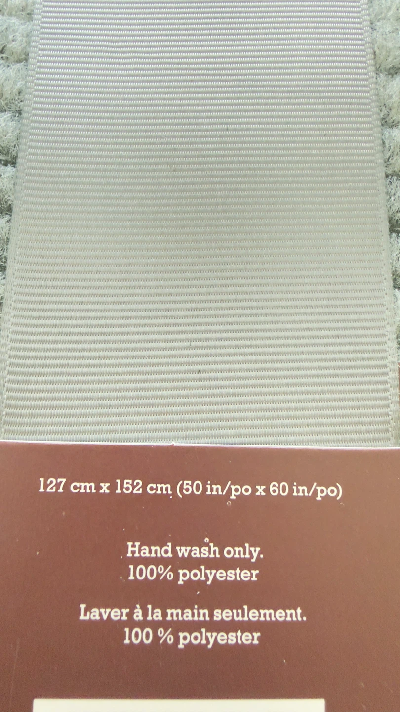 Life at Home Ribbed Sherpa Throw - Grey - photo 2