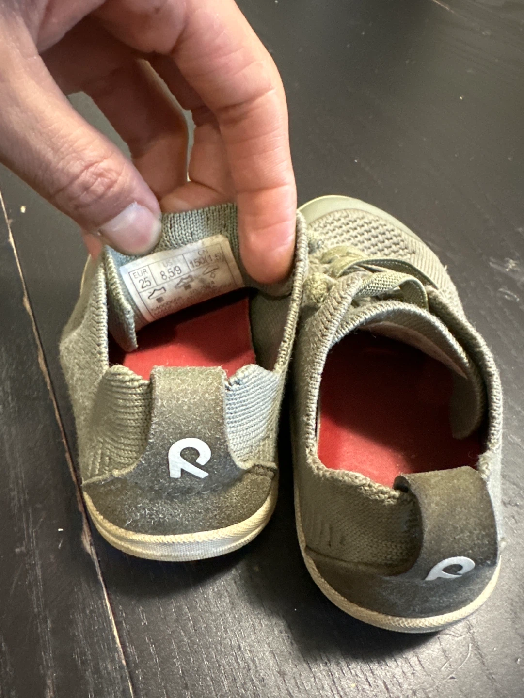 Reima Kids barefoot Knit Sneakers olive EUR 25 - photo 3