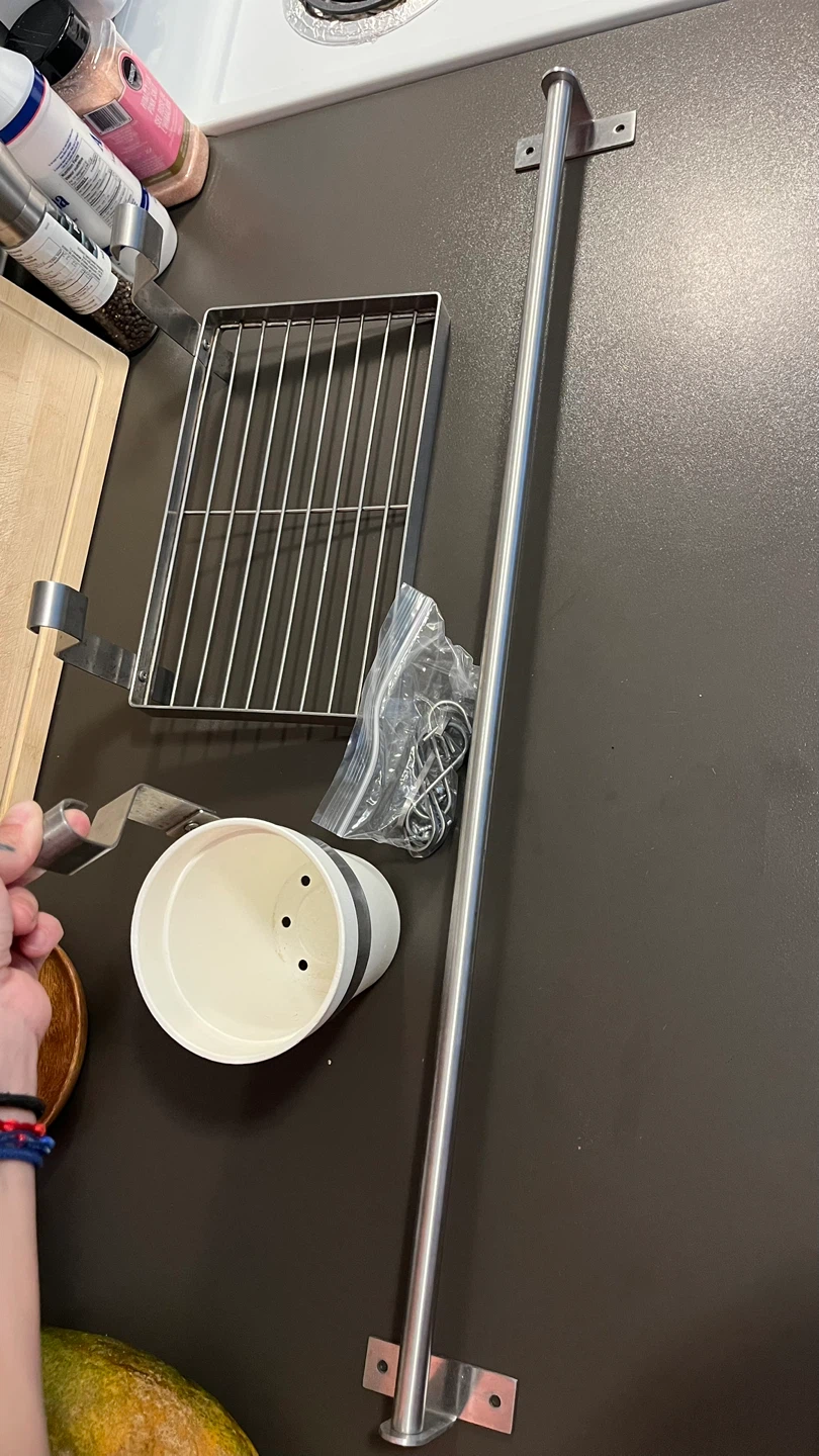 IKEA kitchen utensil hanging rack - photo 4