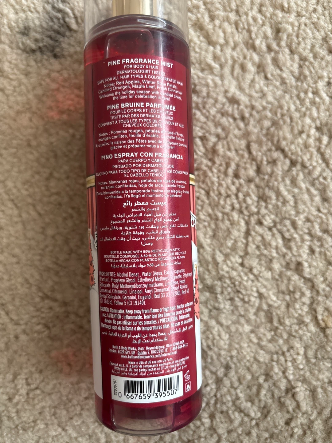 Bath & Body Works Winter Candy Apple Fine Fragrance Mist 8 oz - photo 3