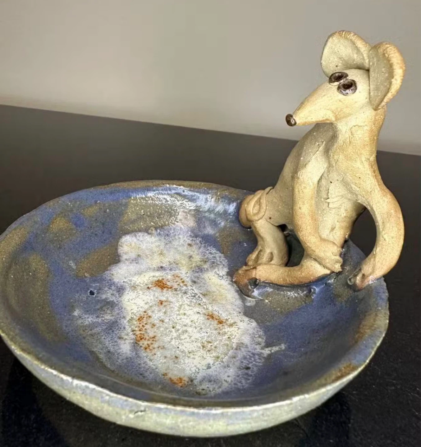 Handmade Ceramic Mouse Bowl