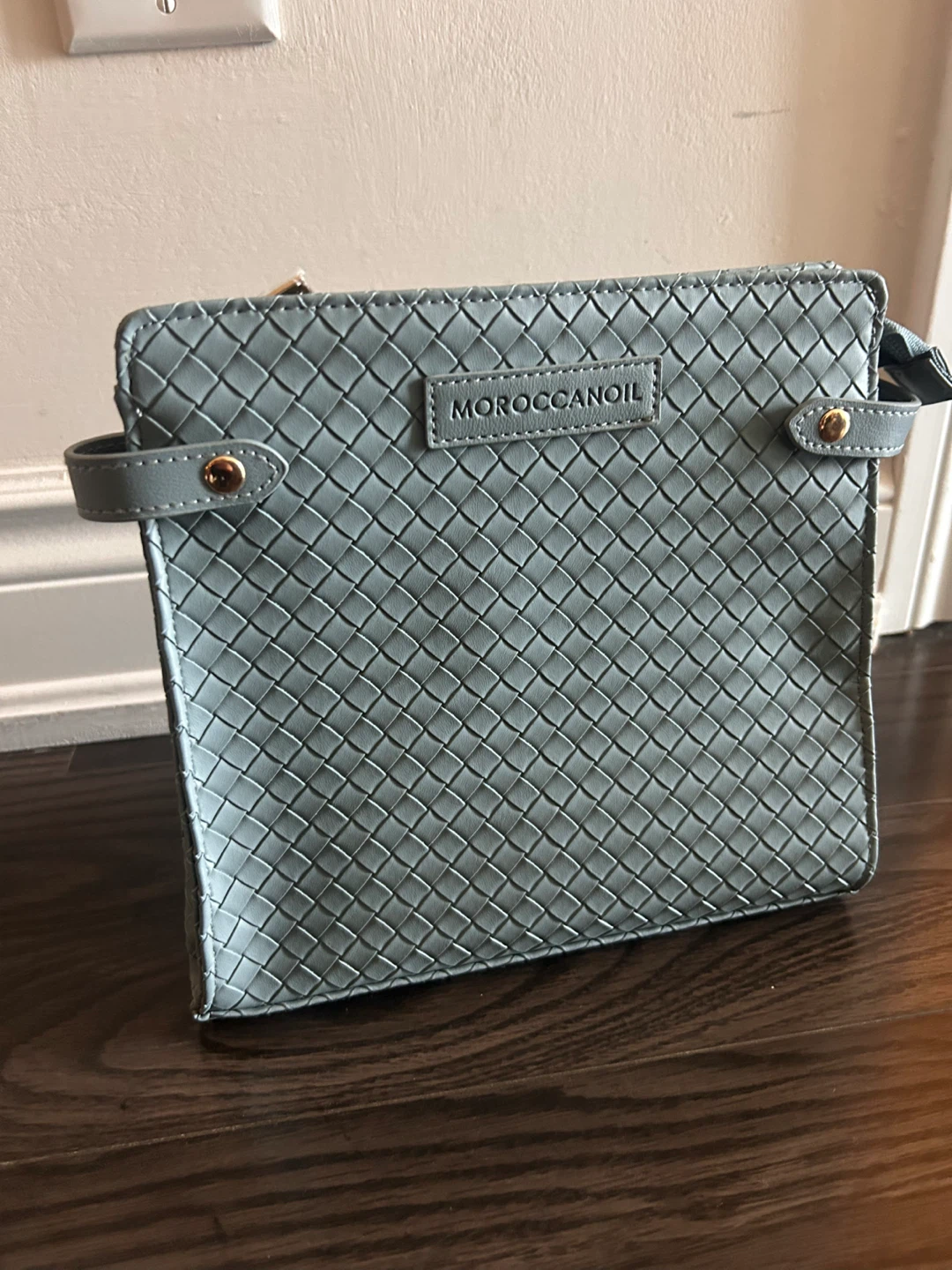 Moroccan Oil woven travel cosmetic bag- brand new - photo 4