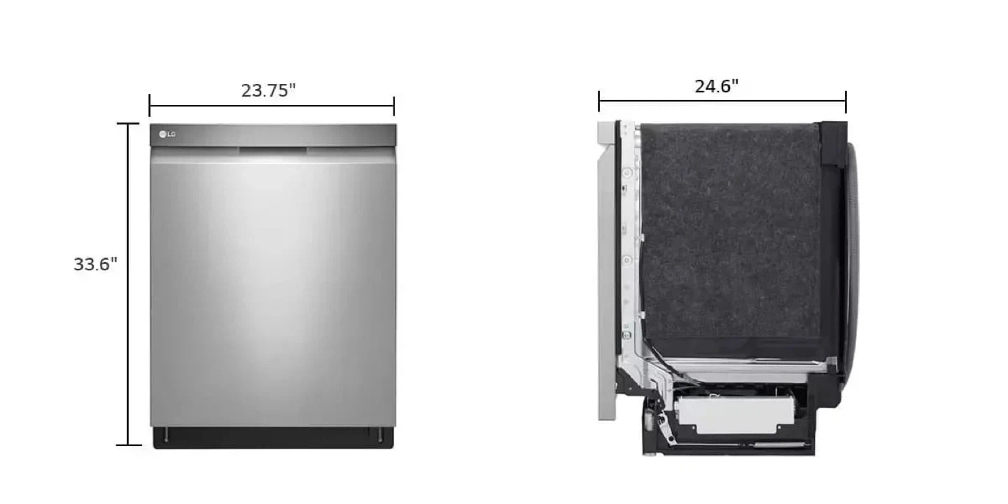 LG QuadWash Dishwasher Stainless Steel - photo 3