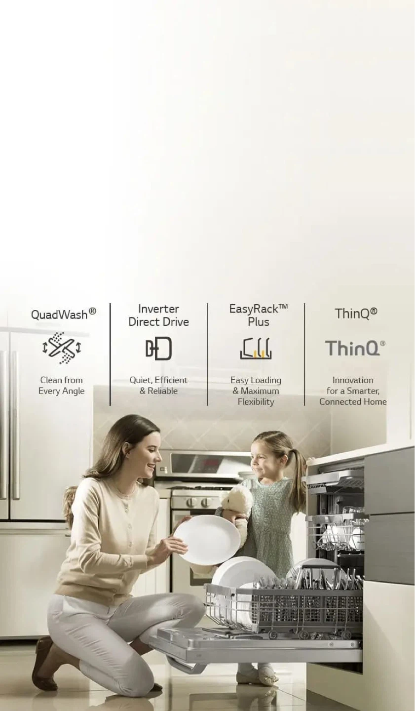 LG QuadWash Dishwasher Stainless Steel - photo 4