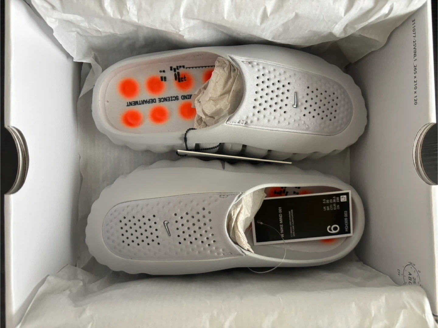 Nike Mind 001 Slide size 6 Women’s/5 Men’s