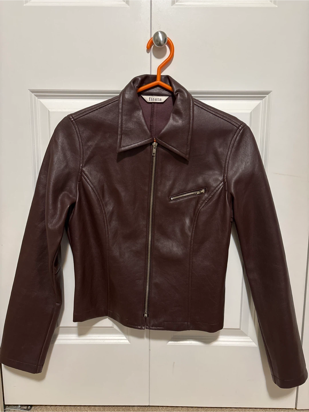 Fiesta Faux Leather Jacket - Size M