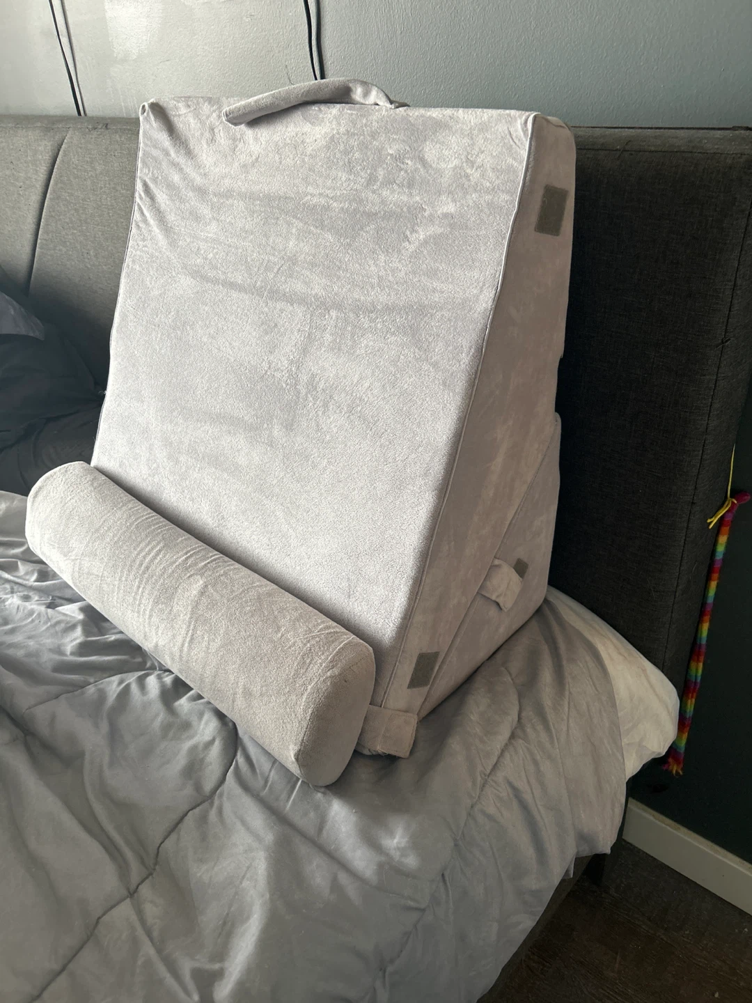 Grey Wedge Pillow - photo 2