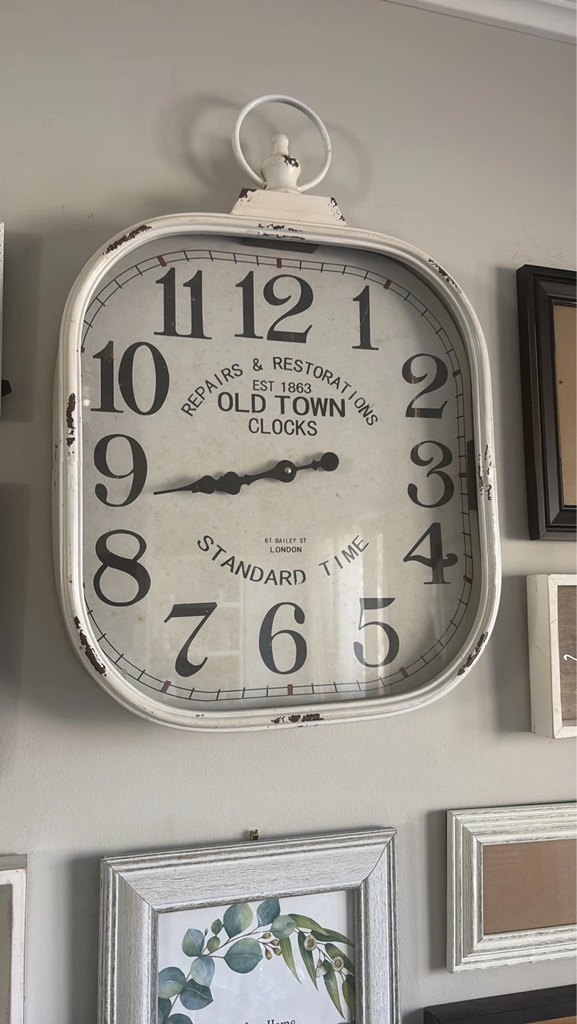 Old Town Clocks Standard Time Wall Clock