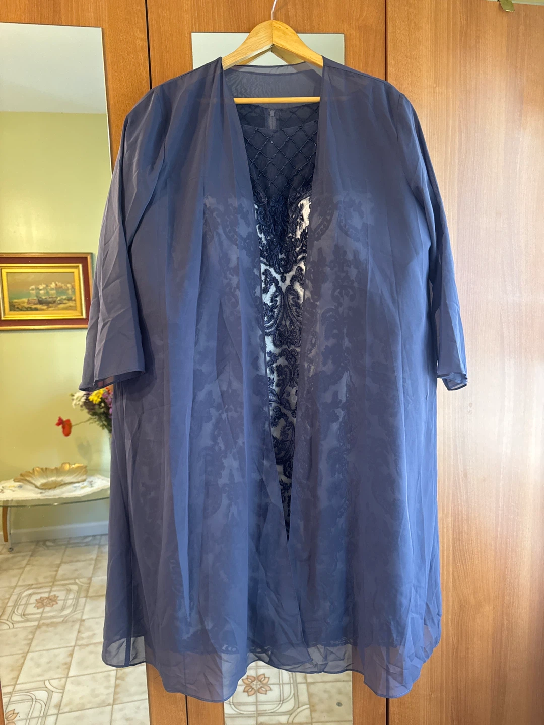 Evening Dress with Matching Shawl - photo 2