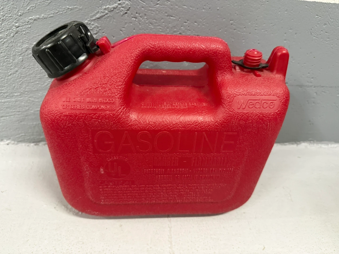 Wedco 1 Gallon Gasoline Can
