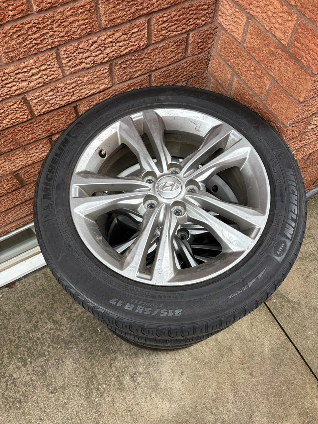 Michelin Tires with Hyundai Rims Set of 4