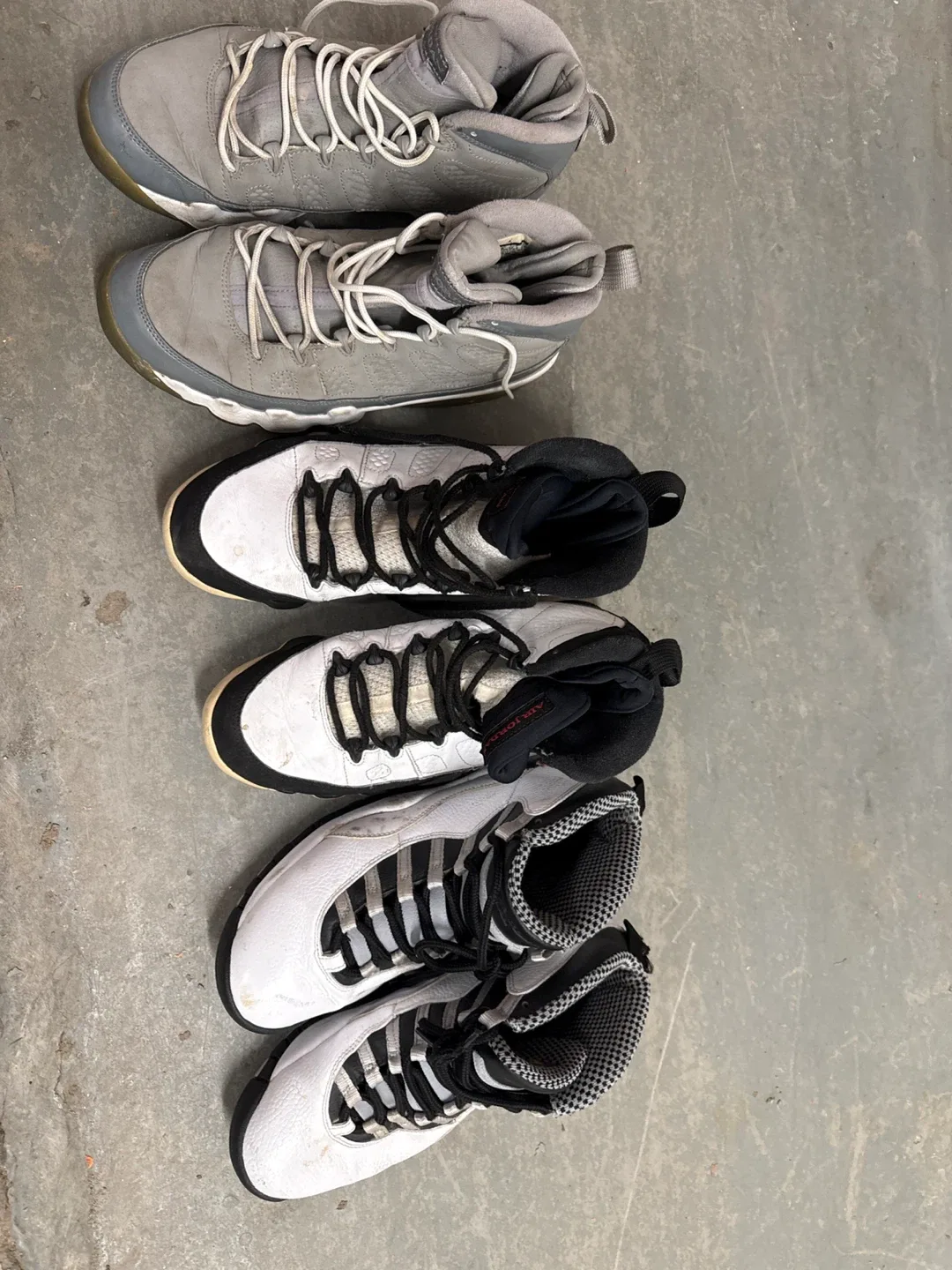Jordan Sneakers (3 pairs)