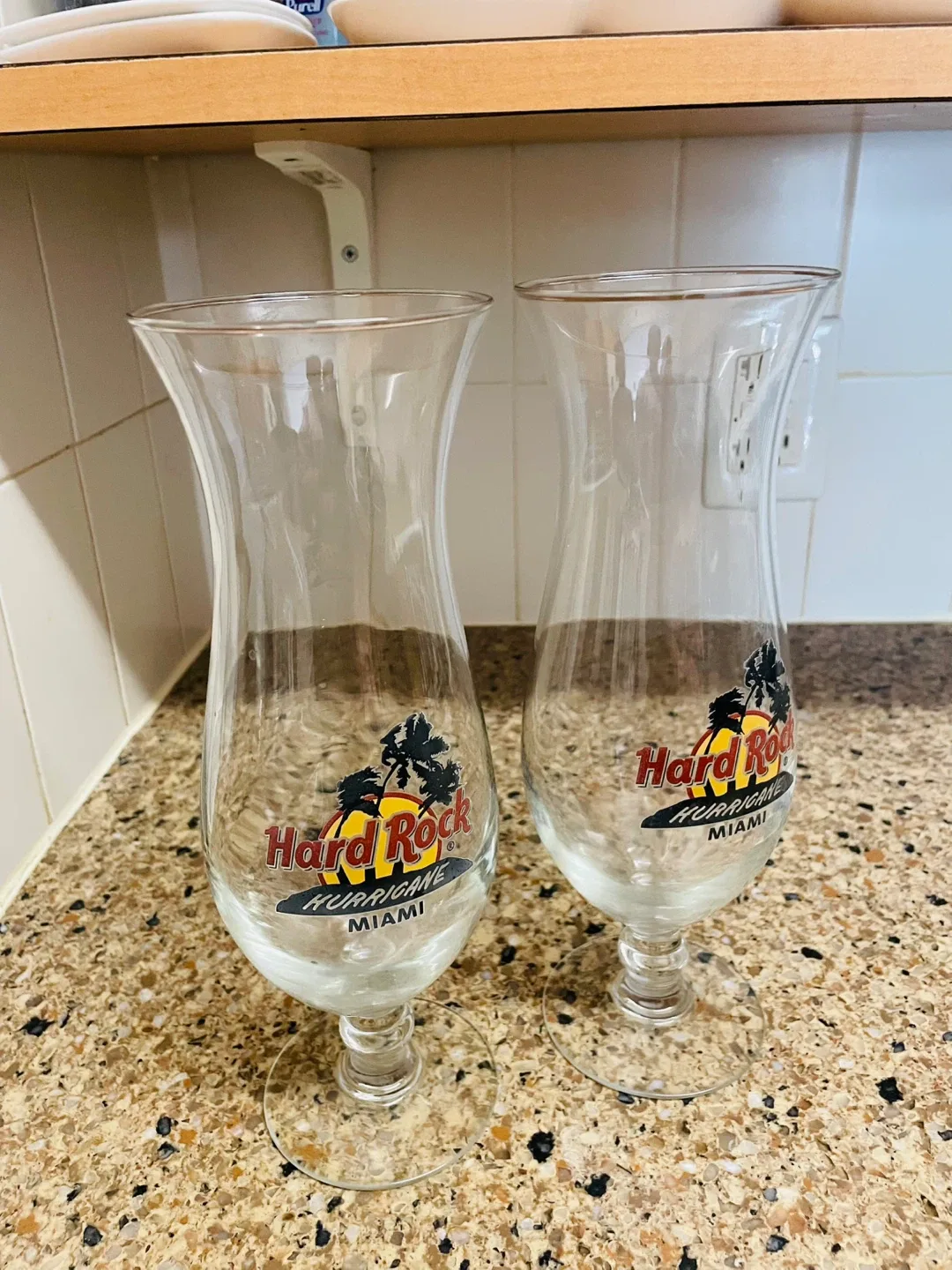 Hard Rock Hurricane Glasses (Set of 2) - Miami