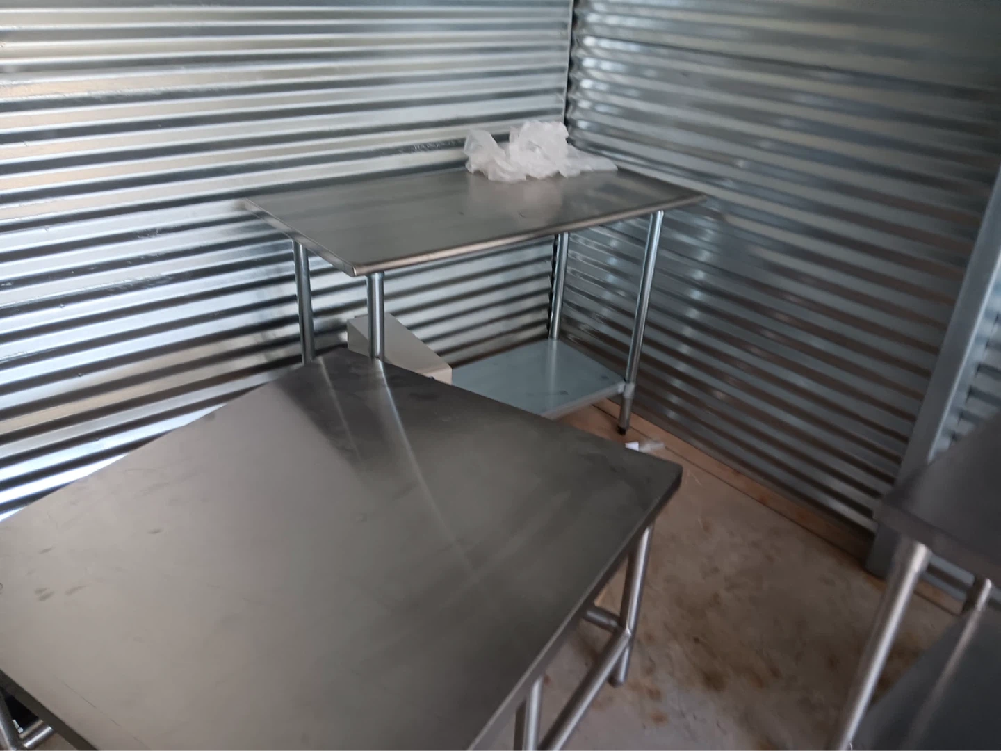 Stainless Steel Commercial Prep Table