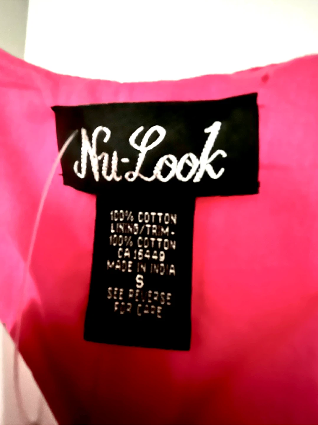 Brand New Pink 100% Cotton Dress Size S - photo 4