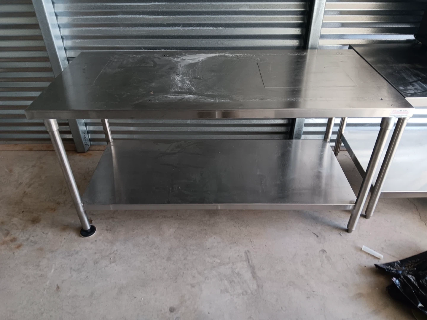 Stainless Steel Work Table with Shelf