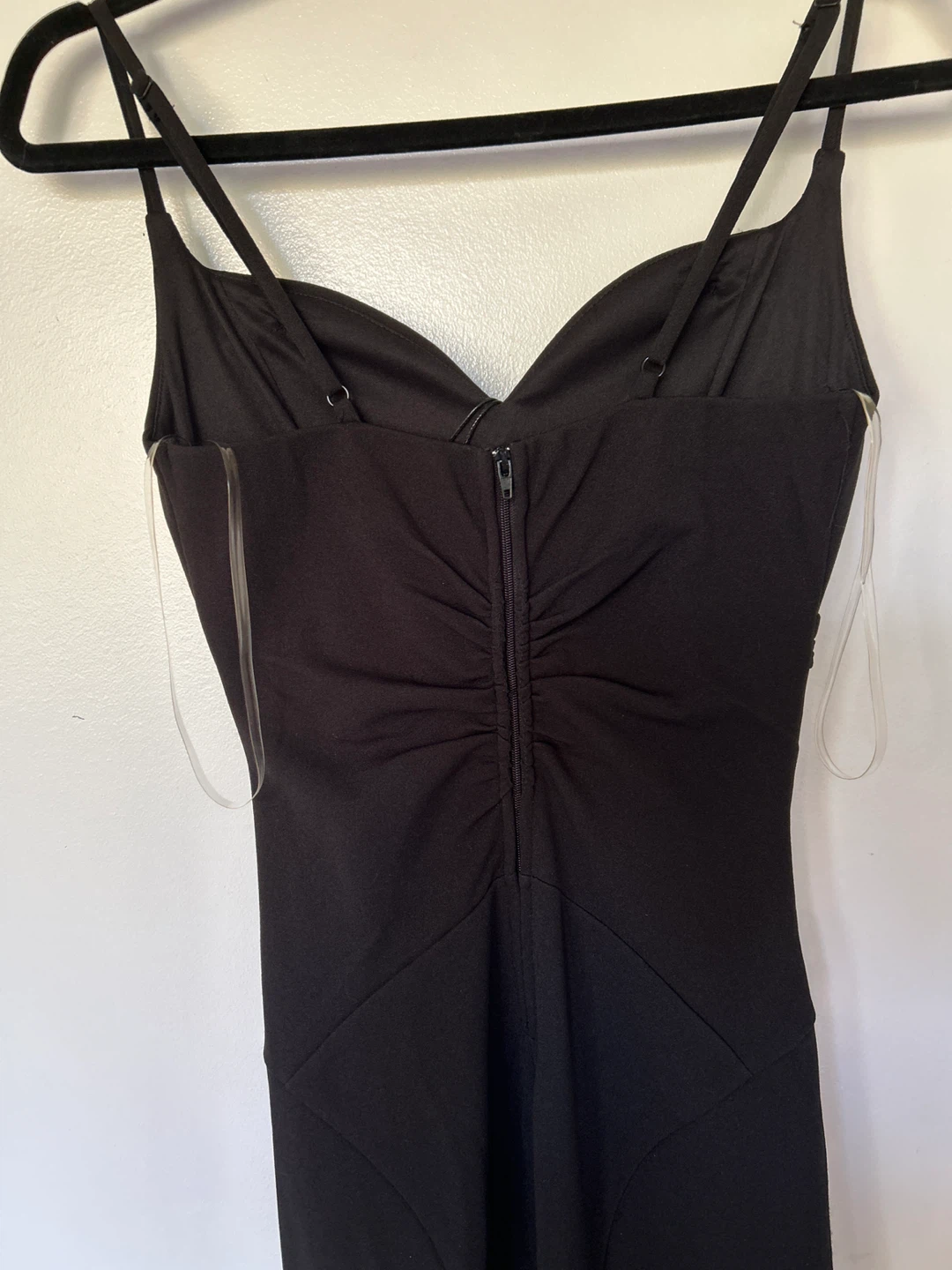 Fashion Nova Black Ruched Maxi Dress - photo 2