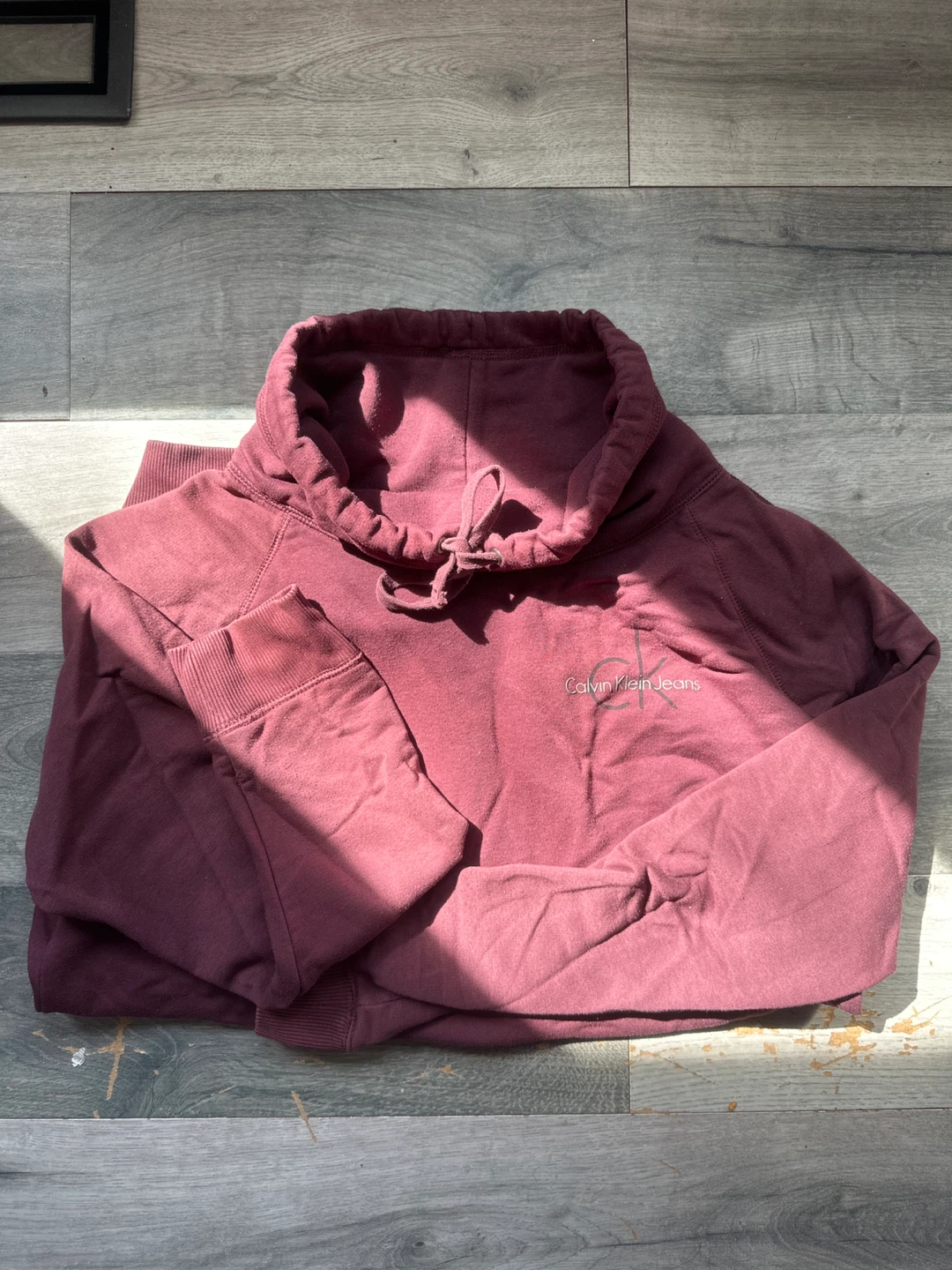 Calvin Klein Jeans Hoodie - burgundy