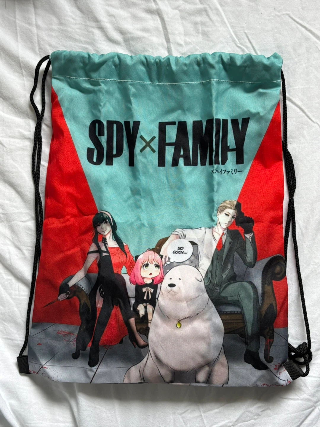 Spy X Family Drawstring Bag